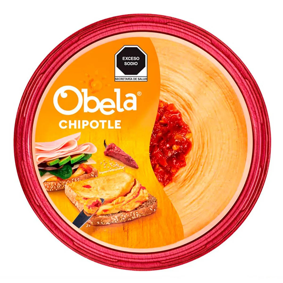 Obela Chipotle Hummus 550grs