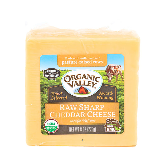 Organic Valley Sharp Cheddar (226 gm)