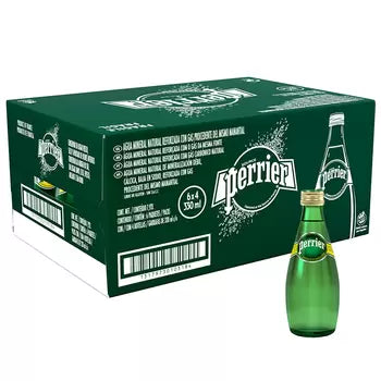 Perrier Sparkling Water 24 Pack (330ml)