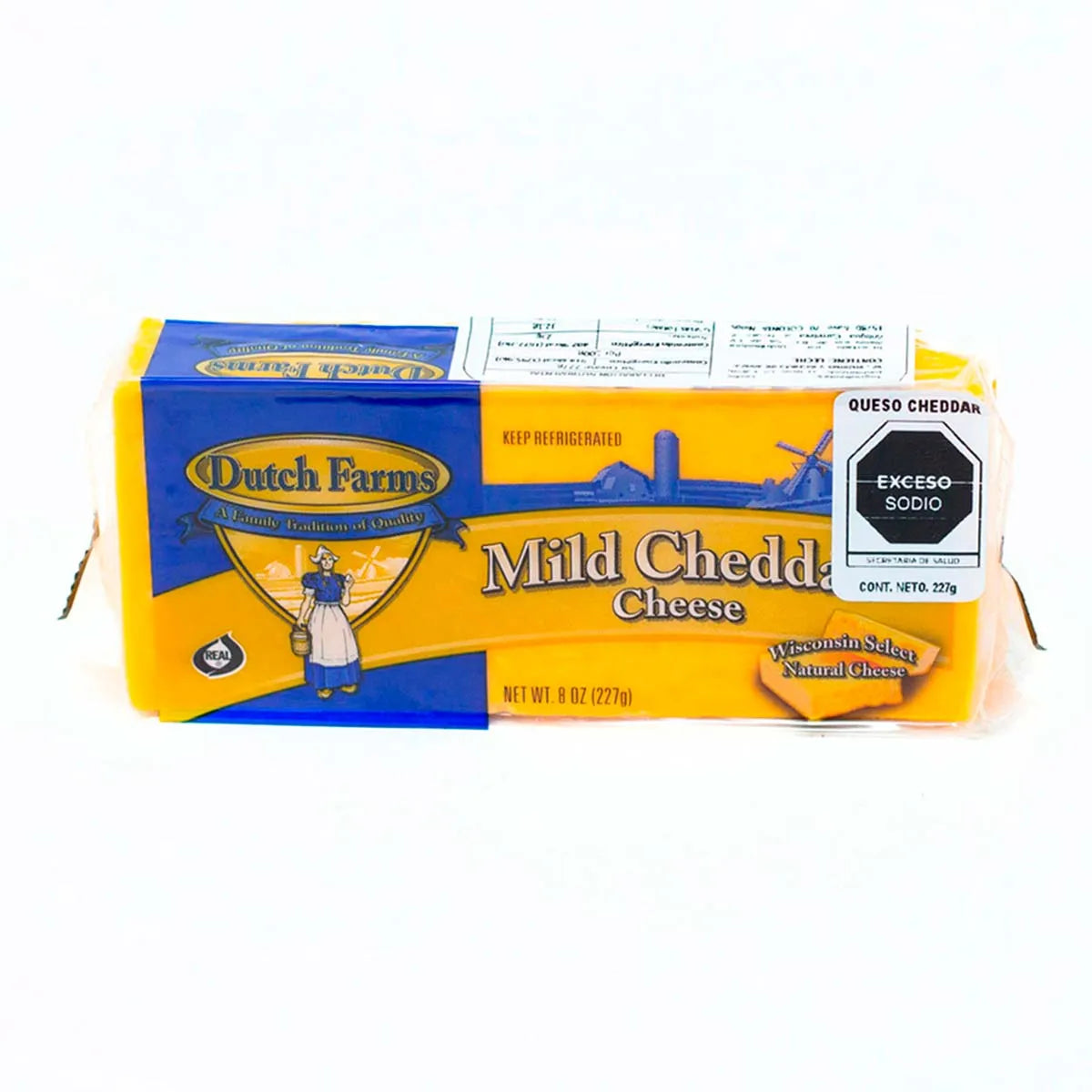 Dutch Farms Mild Cheddar Cheese - Organic  (226 gm)