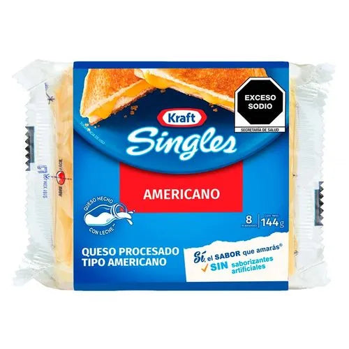 Kraft American Singles (144 gr/8 slices)