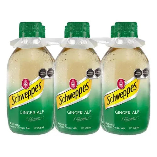 Schweppes Ginger Ale 6 Pack (296 ml)