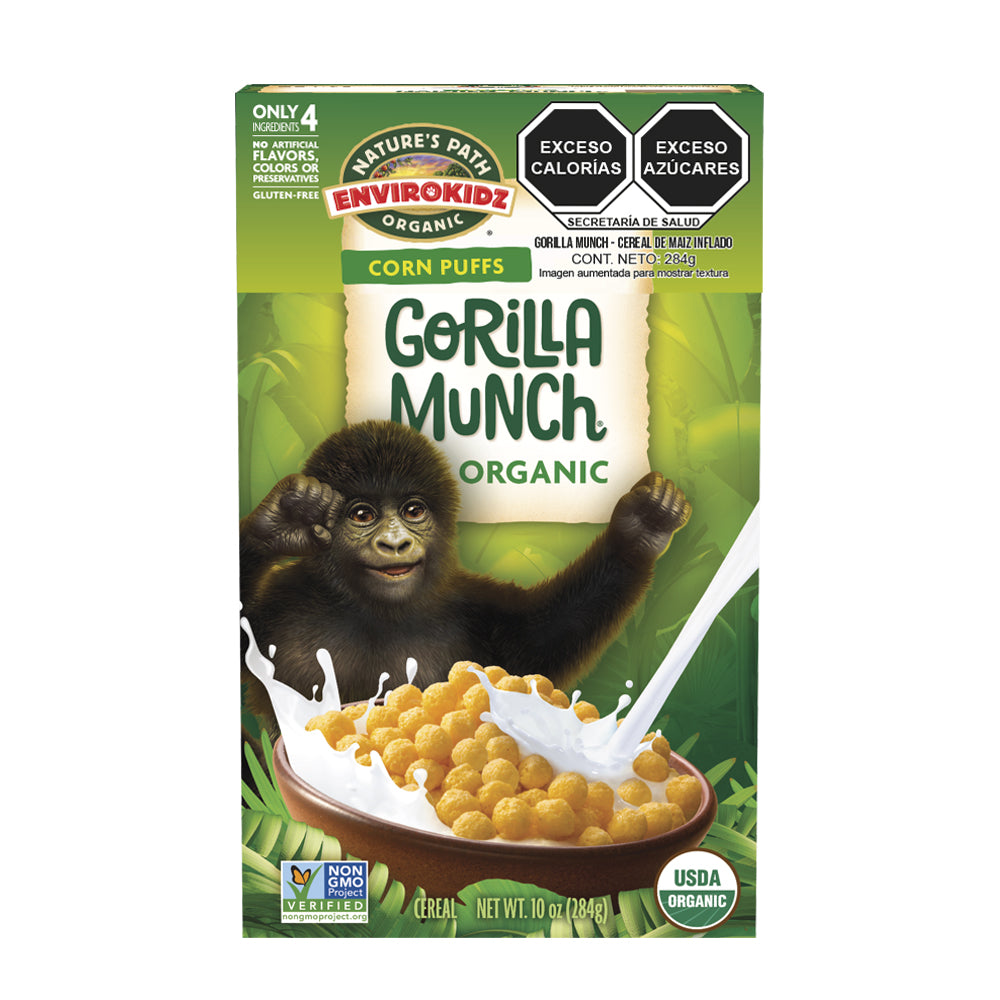 Nature's Path Cereal Gorilla Munch Corn Puffs GF (248 gm)