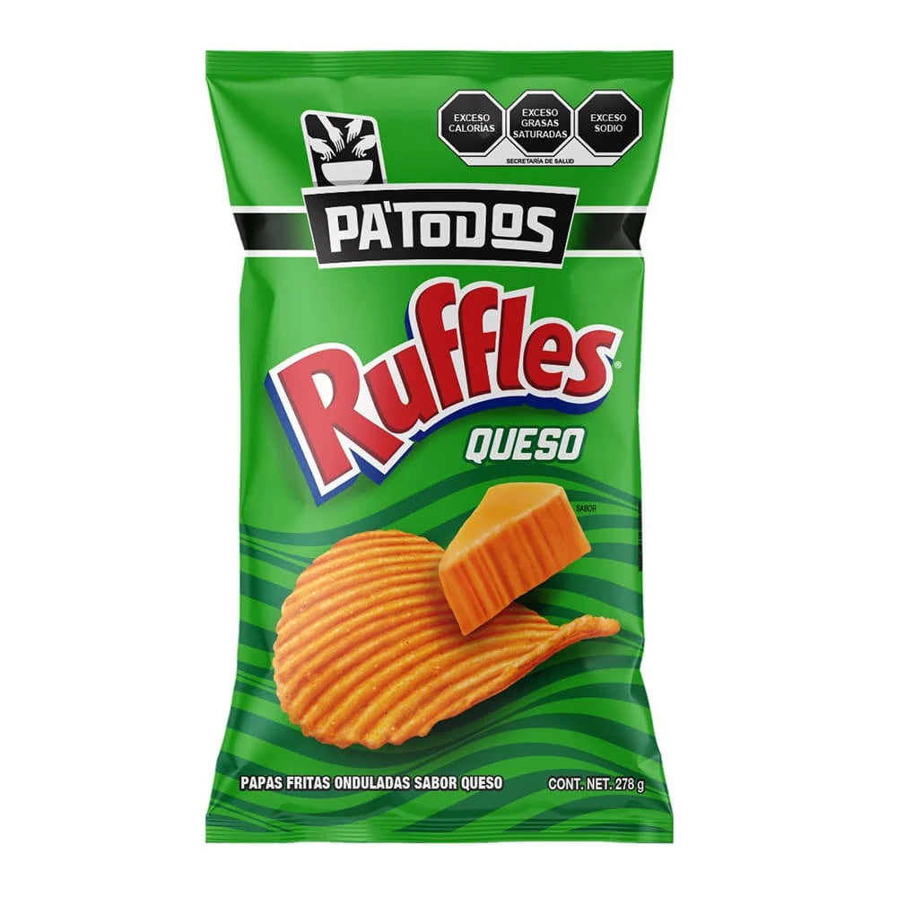 Ruffles Potato Crinkle Cut Cheese Flavor Chips (278 gm)