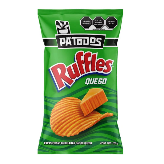 Ruffles Potato Crinkle Cut Cheese Flavor Chips (278 gm)