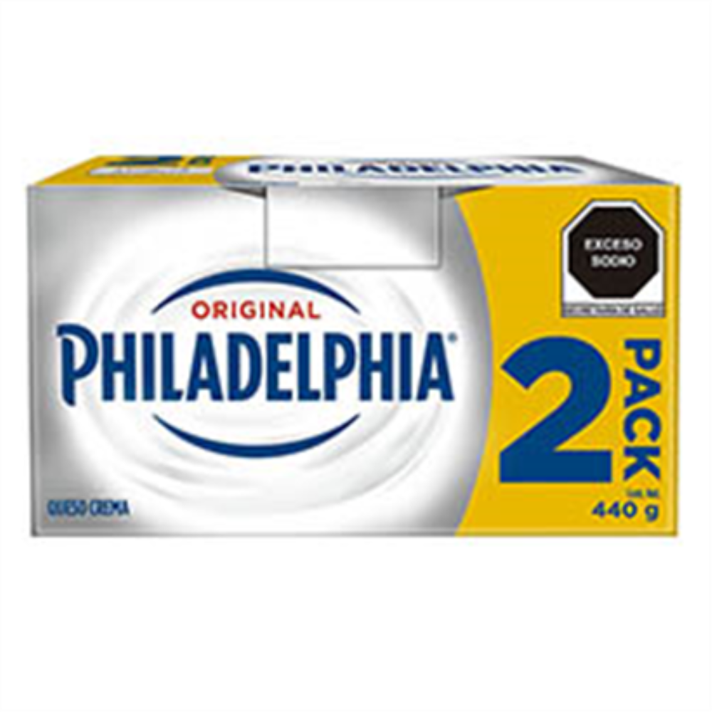 Philadelphia Cream Cheese 2 Pack (440 gm)