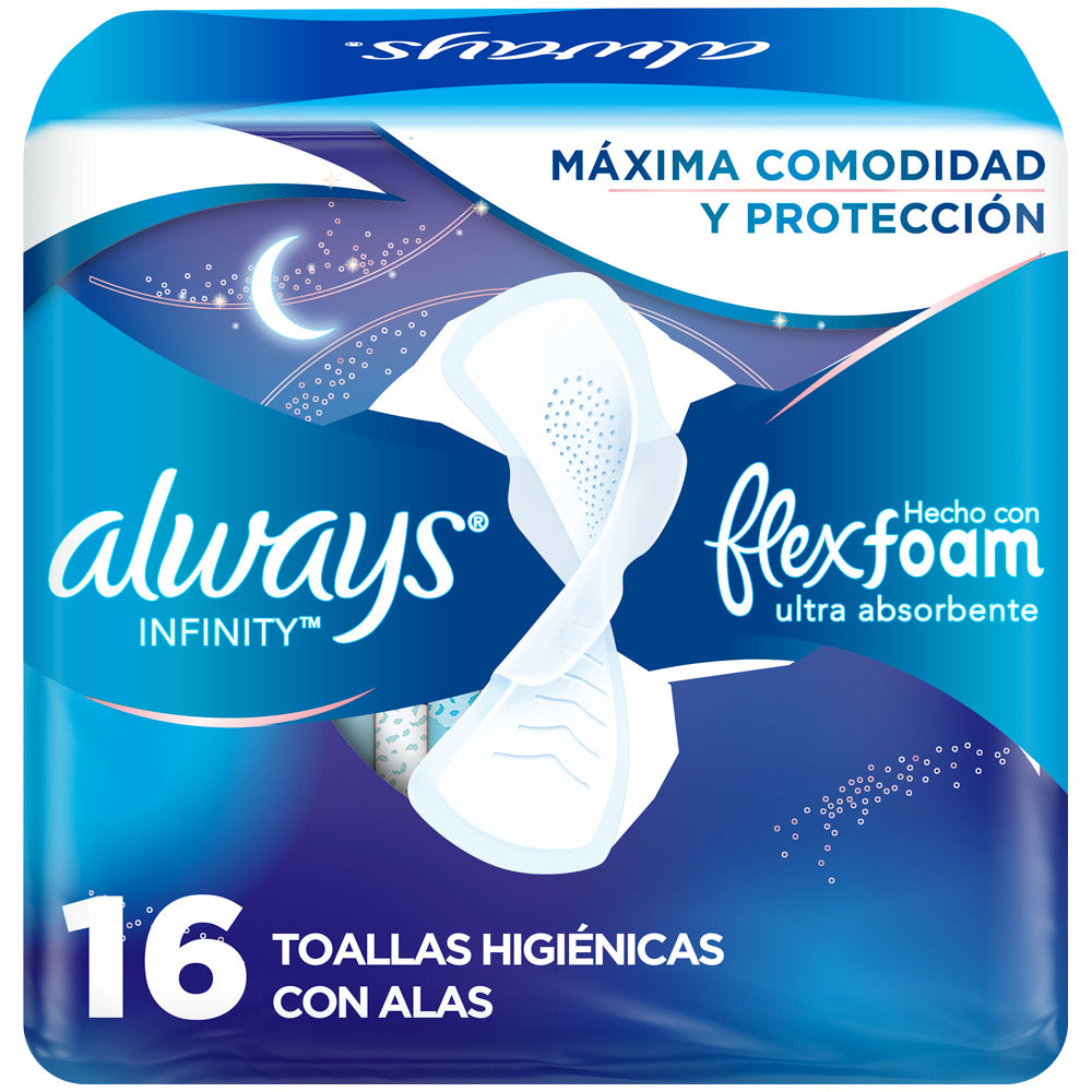 Always Flex Sanitary Extra Pads (16 count)