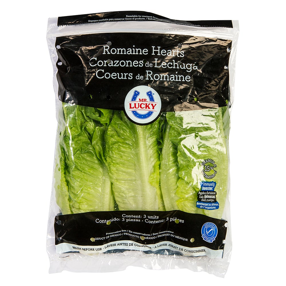 Lettuce Romaine Hearts Lucky (3 Pack)