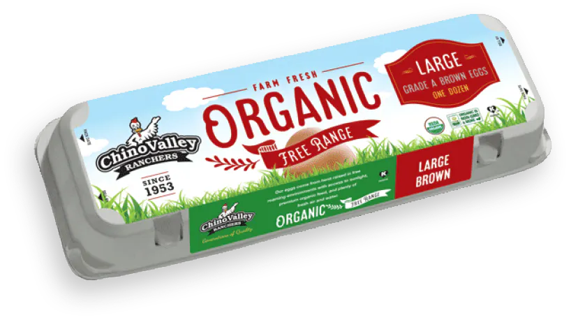 Chino Valley Eggs - Organic Brown Free Range Eggs (1 doz)