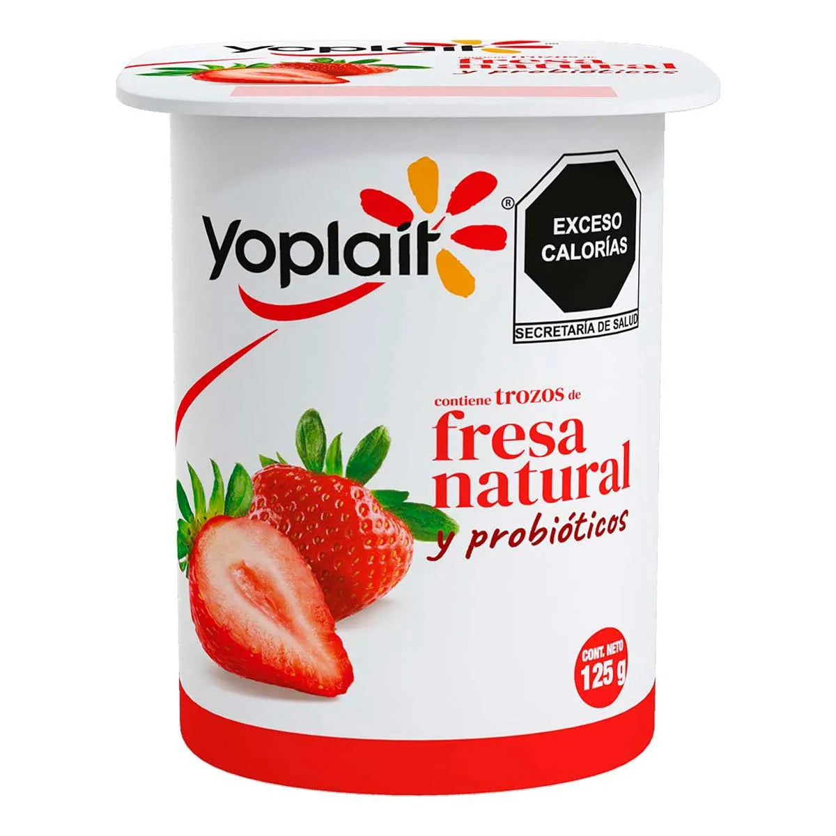 Danone/Yoplait Strawberry Yogurt (125 ml/4.4 oz single serving)