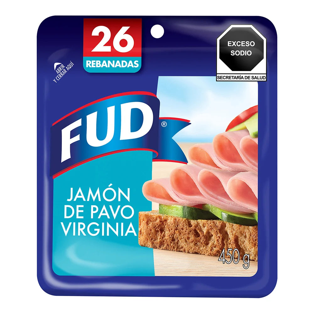 FUD Turkey Breast Sliced Ham  (450 gm)