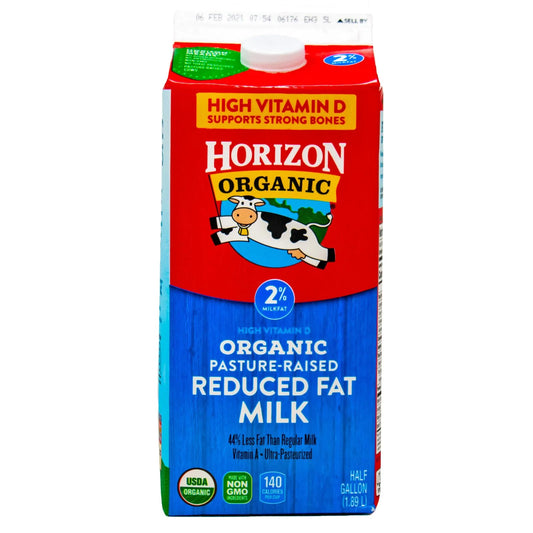 Horizon Milk Reduced Fat 2% Organic (1.89 lt)