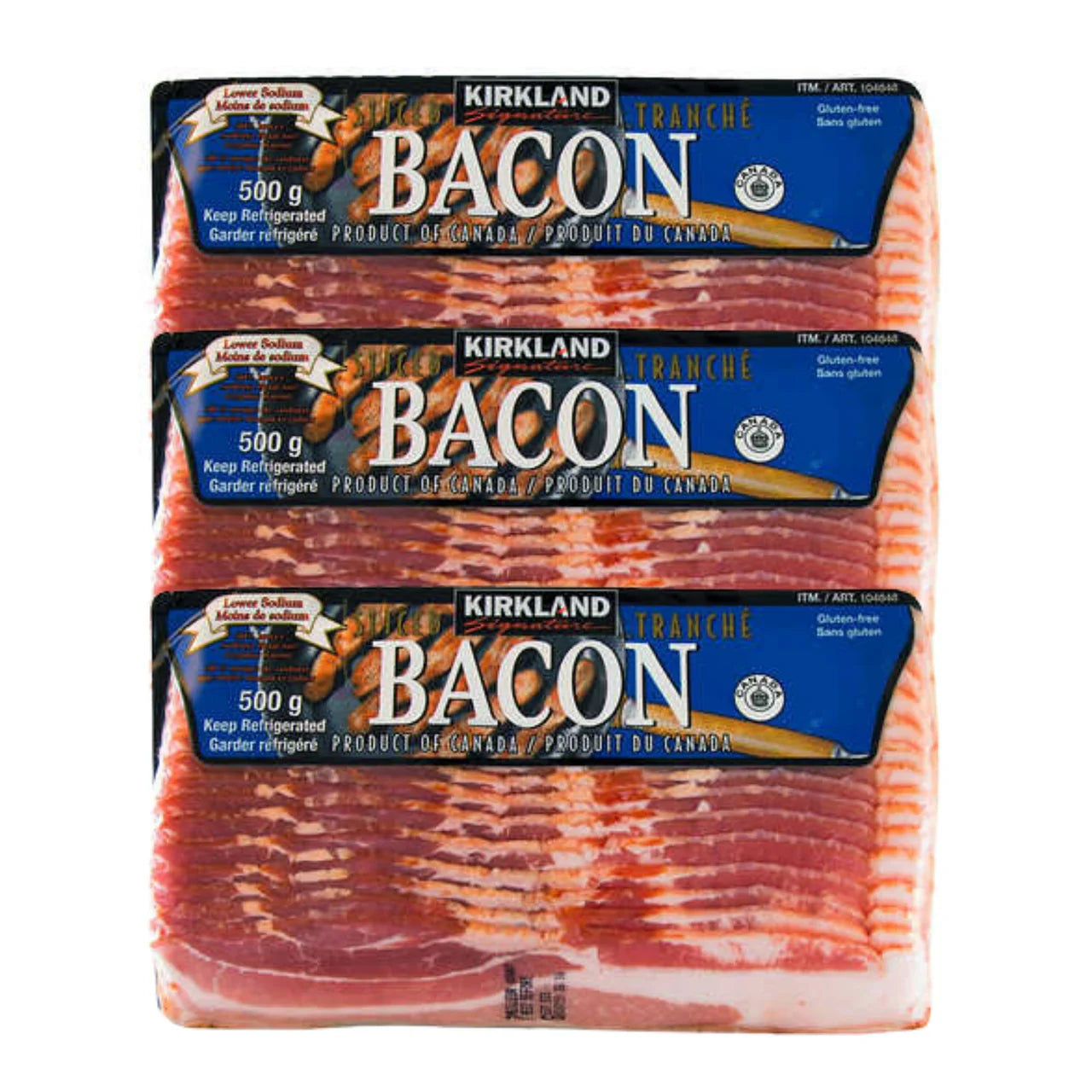 Kirkland Bacon Low Sodium (4 piece)