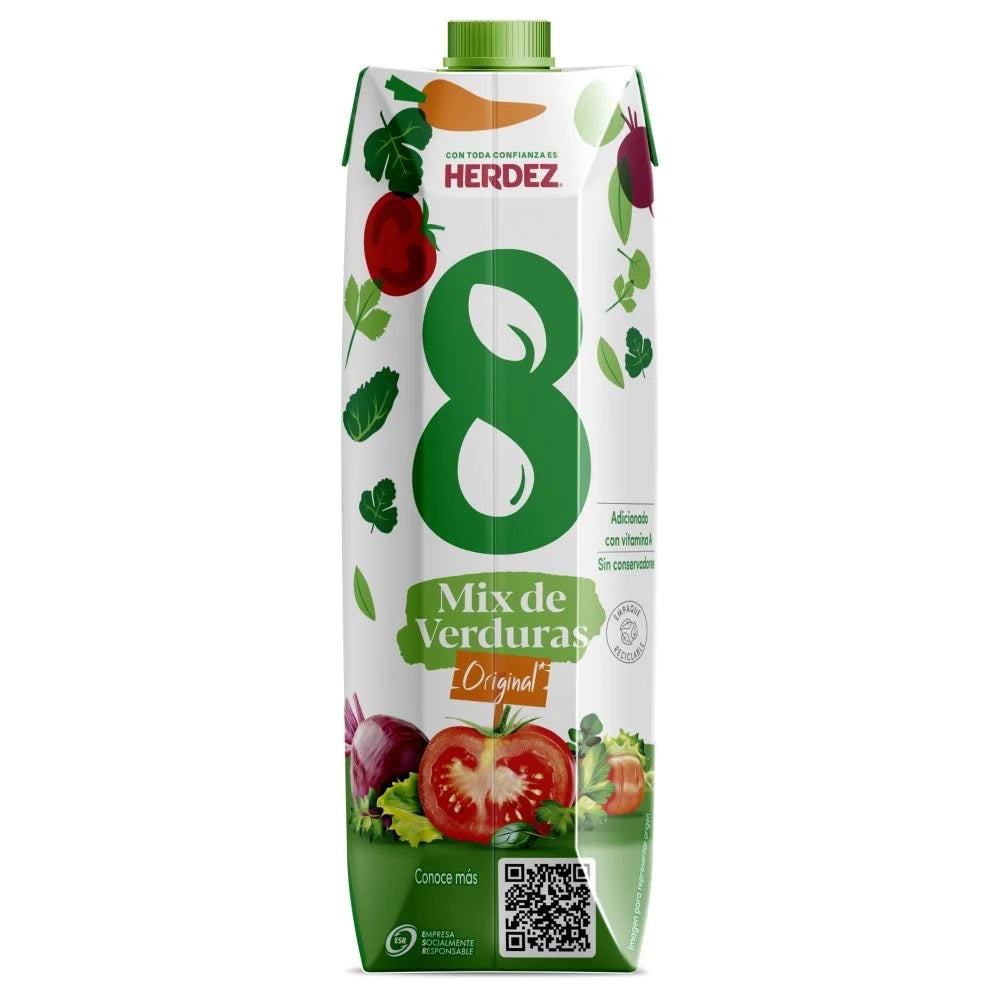 Herdez Original V8 Juice (1 lt)