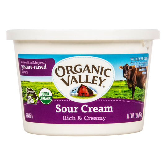 Organic Valley Sour Cream (454 gm)