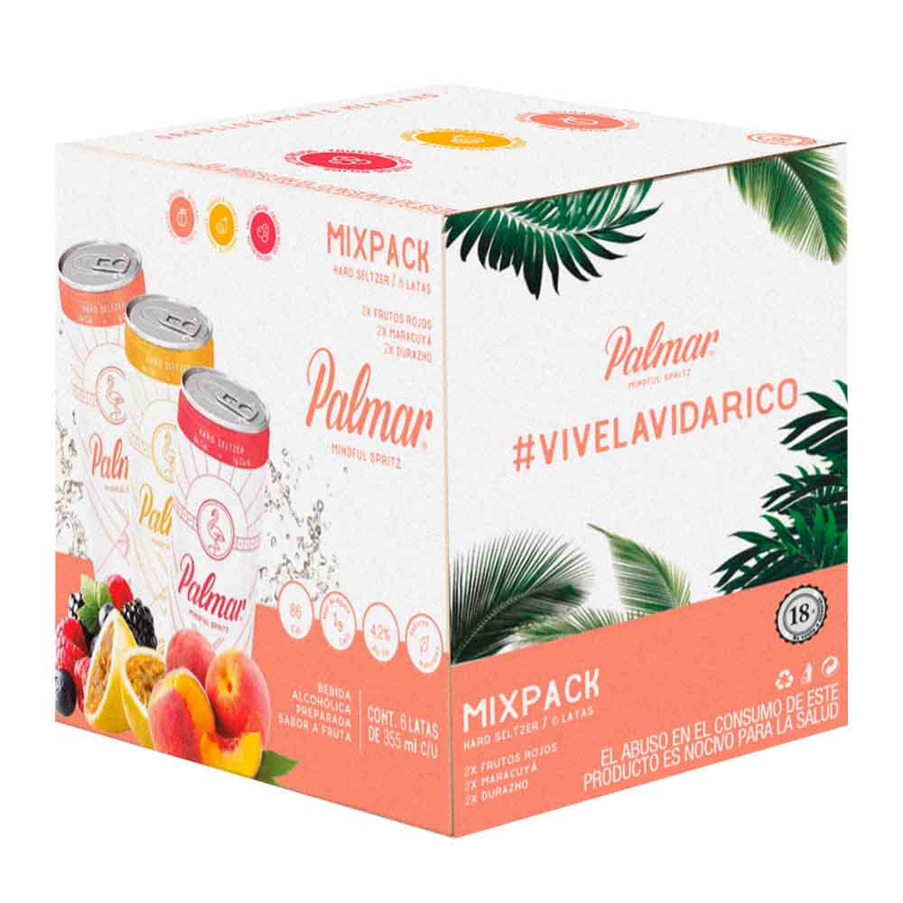 Hard Seltzer Palmar or Similar Six Pack.