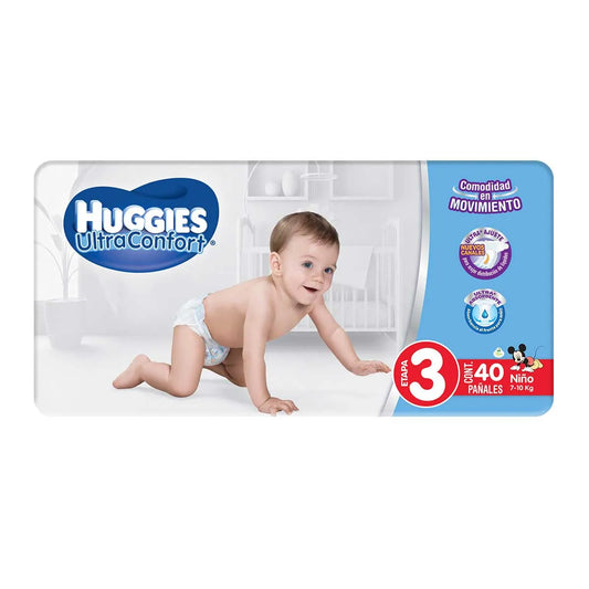 Huggies Stage 3 UltraConfort Boys Diapers (40 pcs per pack)