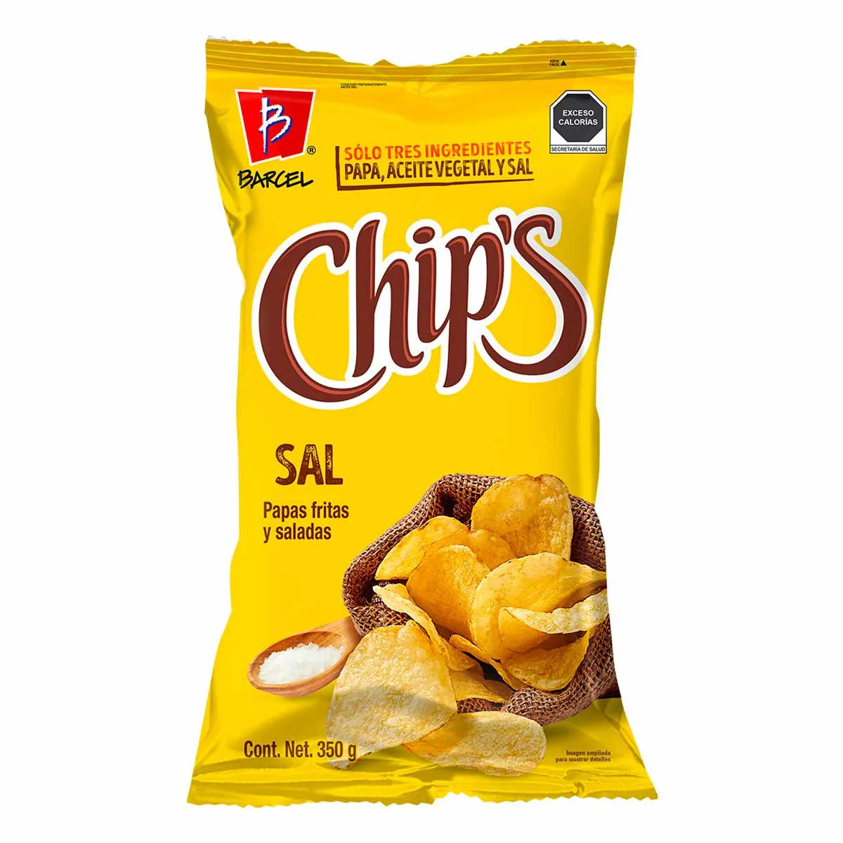 Potato Chips Barcel Salt Original  (350 gm)