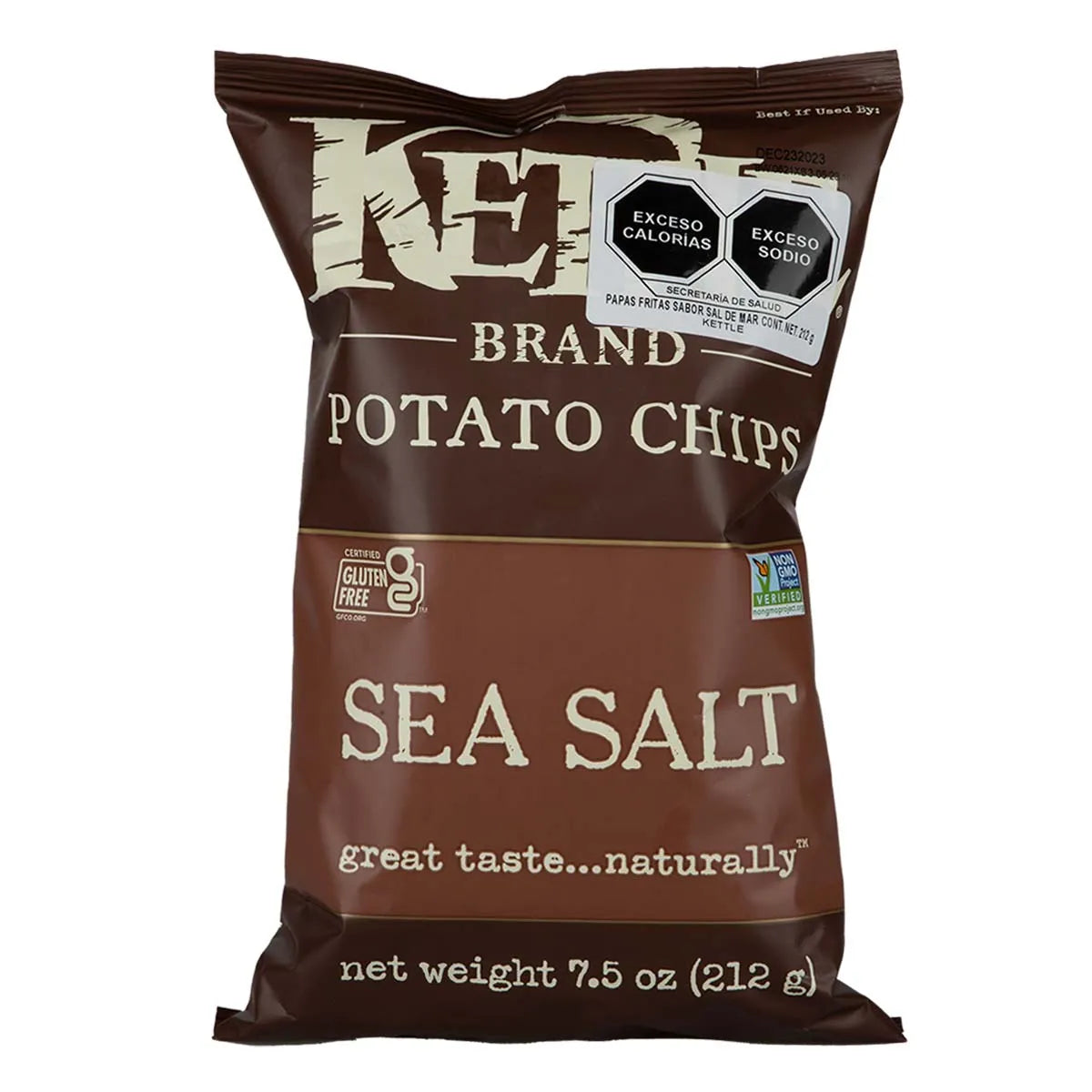 Kettle Brand Sea Salt Potato Chips (212 gm)