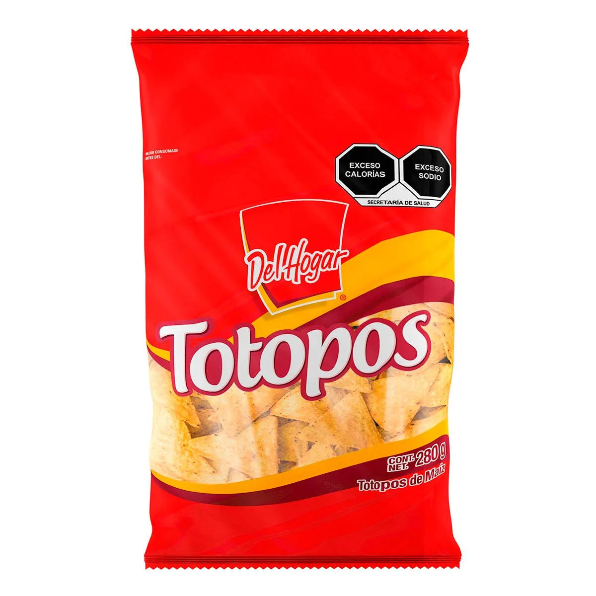 Del Hogar Tortilla Chips Totopos (280 gm)