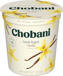 Chobani Vanilla Yoghurt 1 Lt